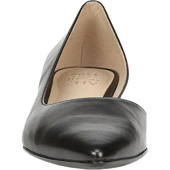 Naturalizer Womens Belina Black Suede Slip On Dressy D'Orsay Heels Shoes Used - Picture 3 of 5